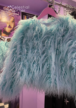 Load image into Gallery viewer, Baby Blue Fluffy Jacket
