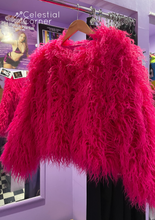 Load image into Gallery viewer, Hot Pink Fluffy Jacket

