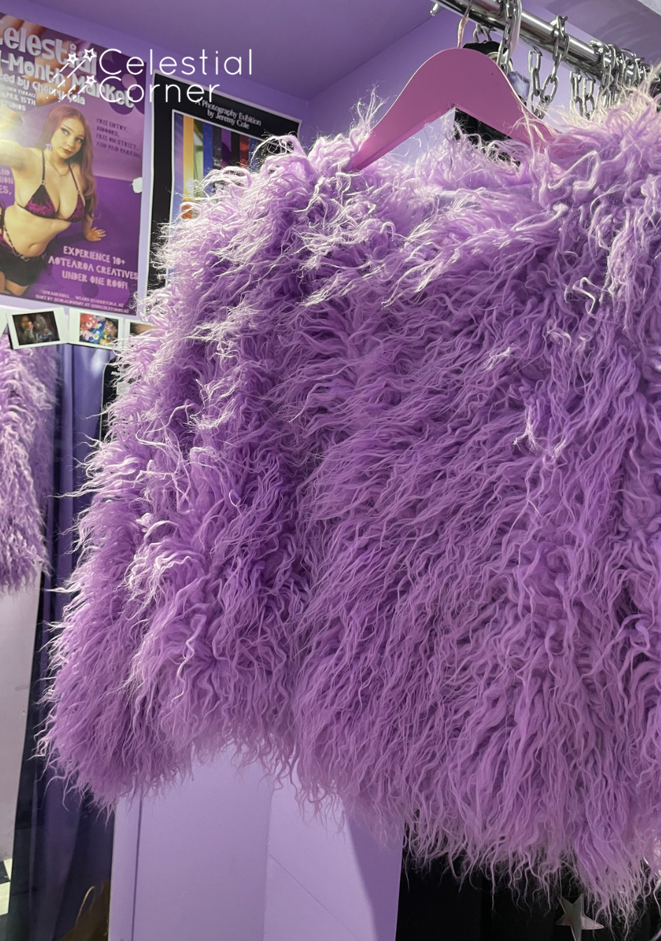 Lilac Fluffy Jacket