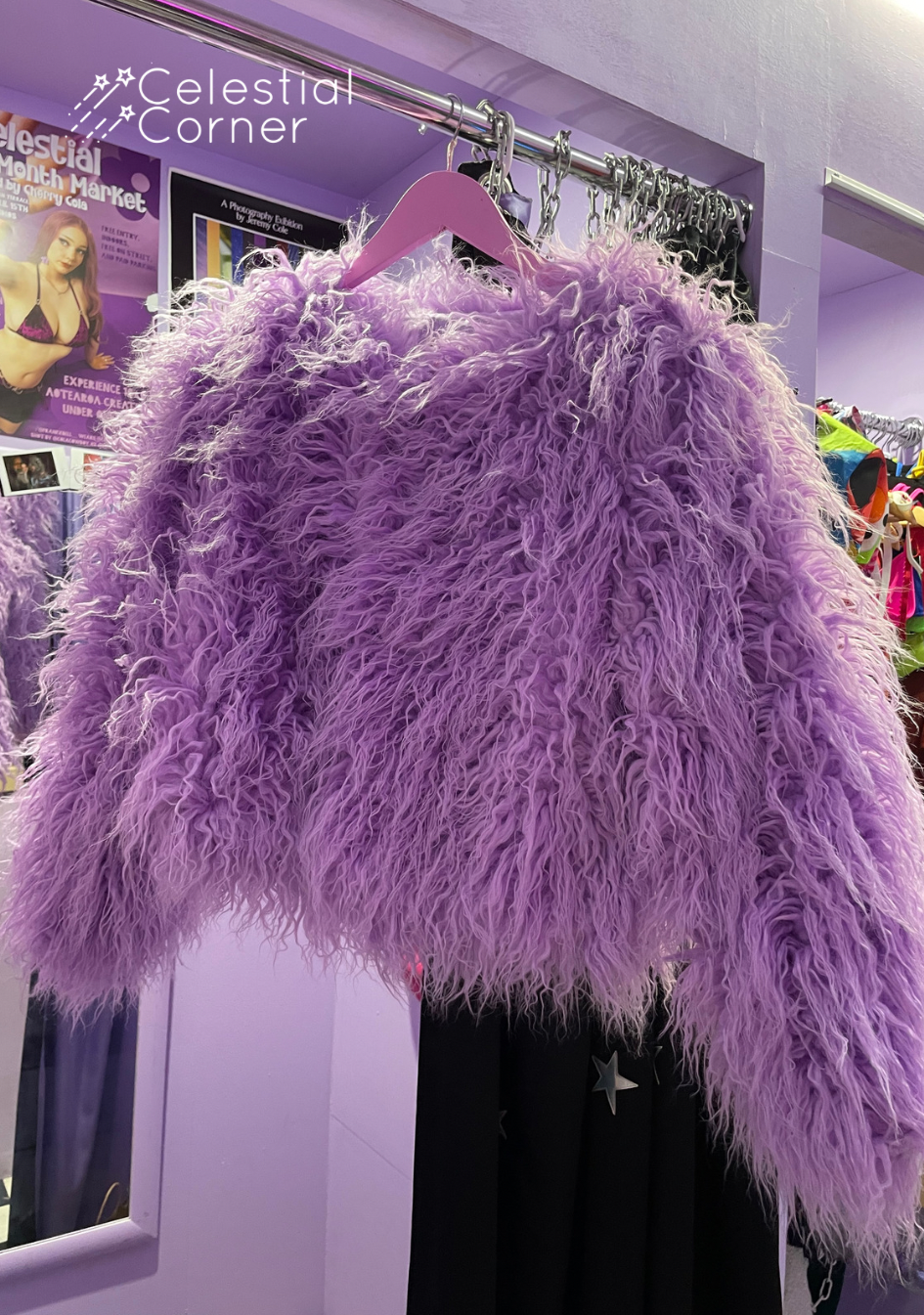 Lilac Fluffy Jacket