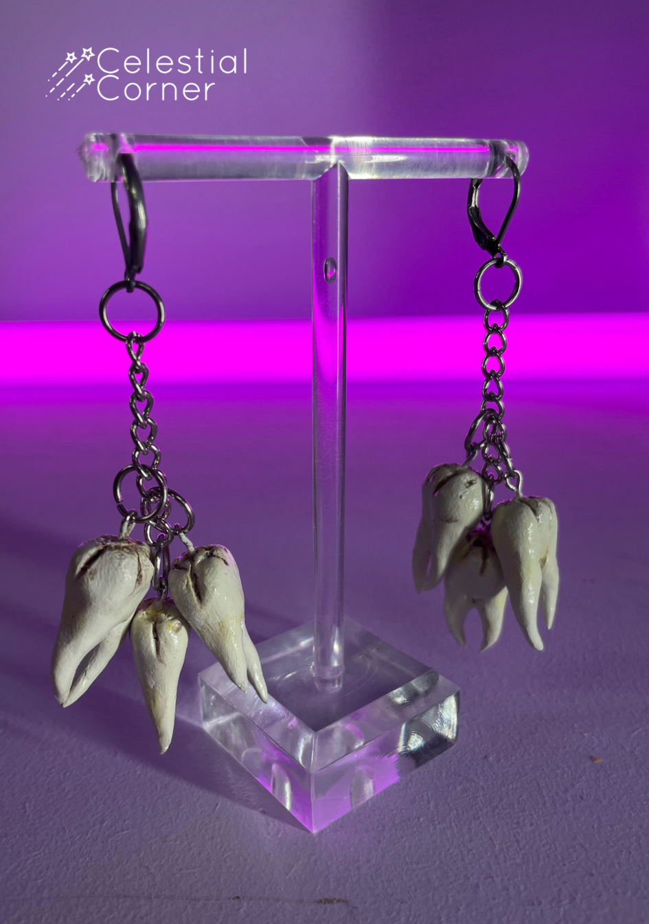 Teeth Cluster Earrings