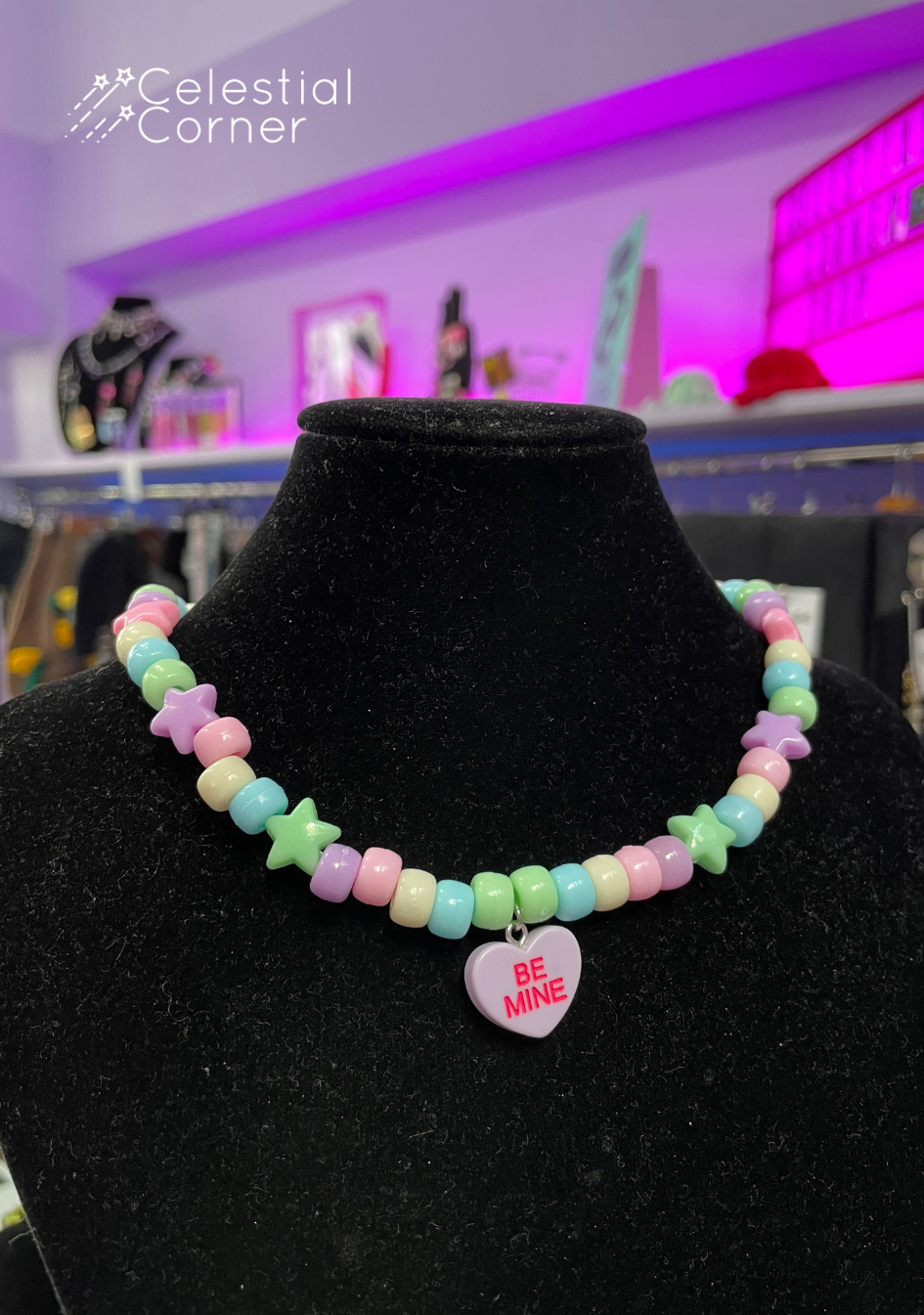 Candy-Core Beaded Necklace