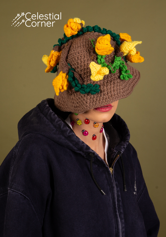 Crochet Kowhai Hat