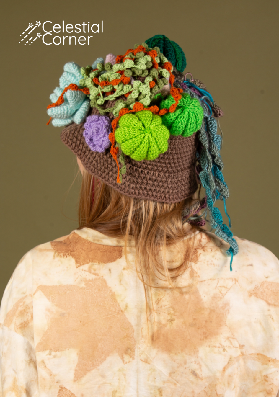 Crochet Suculent Hat