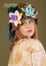 Load image into Gallery viewer, Crochet Suculent Hat
