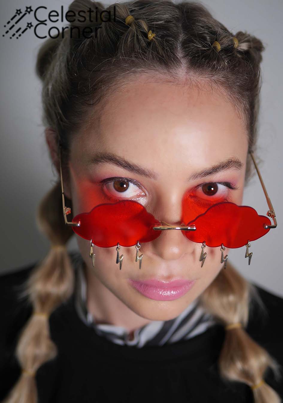Head in the Clouds Glasses Red