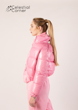 Load image into Gallery viewer, Baby Pink Puffer Jacket
