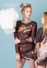 Load image into Gallery viewer, Oedipus Curse Mesh Dress
