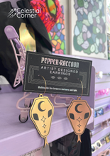 Load image into Gallery viewer, Mystic Snake Head Earrings
